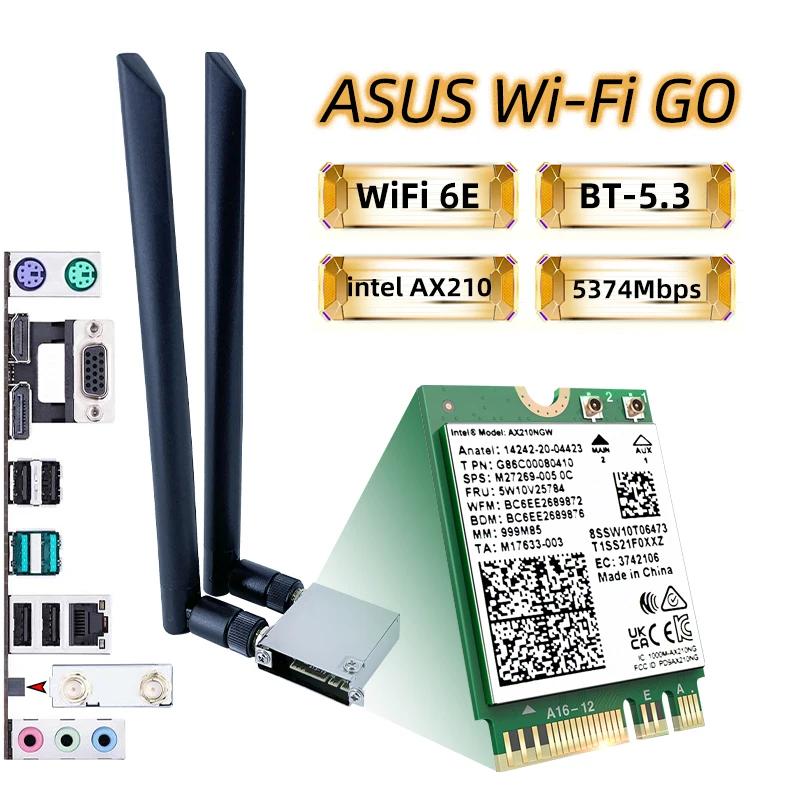  AX210 WiFi ī AX210ngw WFi6E  Ʈũ ī  5.3   B550 X570 Z270 X99 V-M.2 WiFi Go